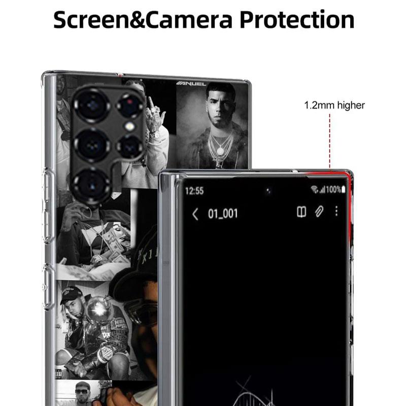 Rapper A-Anuel AA Real Cases Phone Case for Samsung Galaxy S26 Ultra S25 Edge S24 S23 FE S21 Plus S20 S22 S10 Cover TPU Capa She