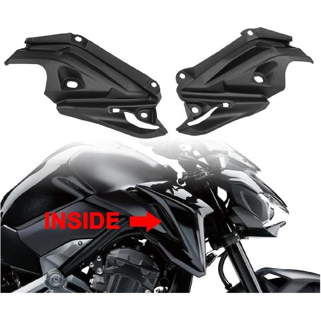 Inner Air Intake Side Fairing Panel Cover Bracket Compatible With Z900 Z 900 2017 2018 2019 Unpainted Motorcycle Accessories Kits(One Set)