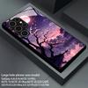 Moon Lake Pattern 2D Phone Case, Compatible with Samsung Galaxy S26/S25/S24/S23/S22/S21/S20 A56 A36 A16, Glass Protective Case