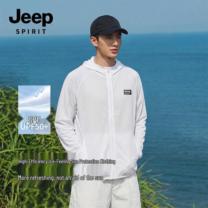 

Мужская толстовка JEEP SPIRIT с защитой от солнца UPF50+ из ледяного шелка XXL