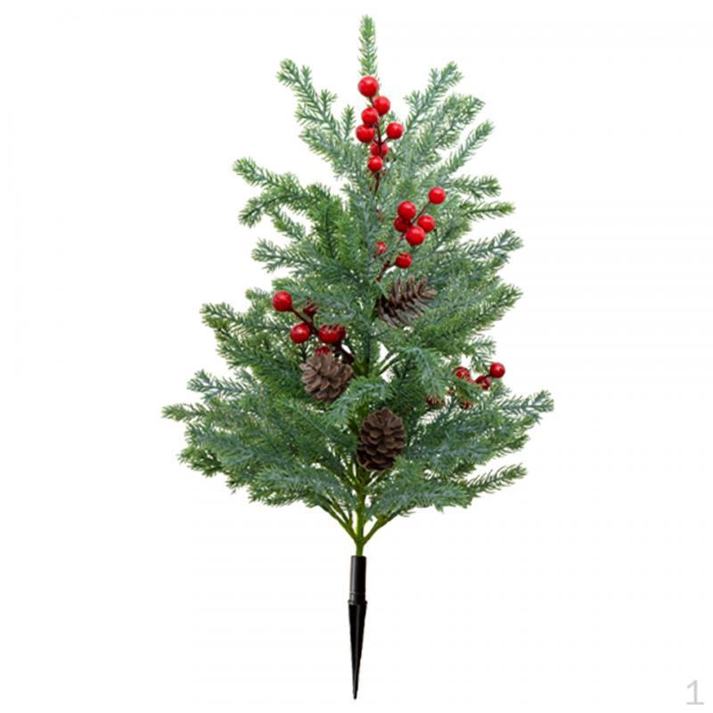 Artificial Christmas Tree On Stake, Garden Decoration, Realistic Plant,