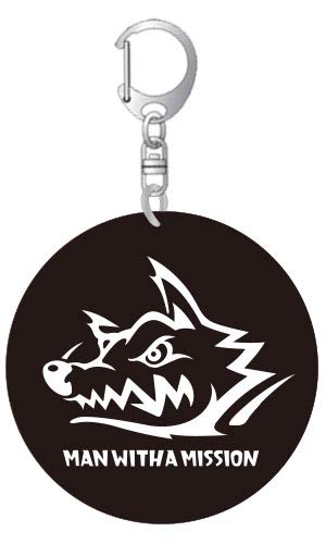 

MAN WITH A MISSION Clear Acrylic Keychain [Black]