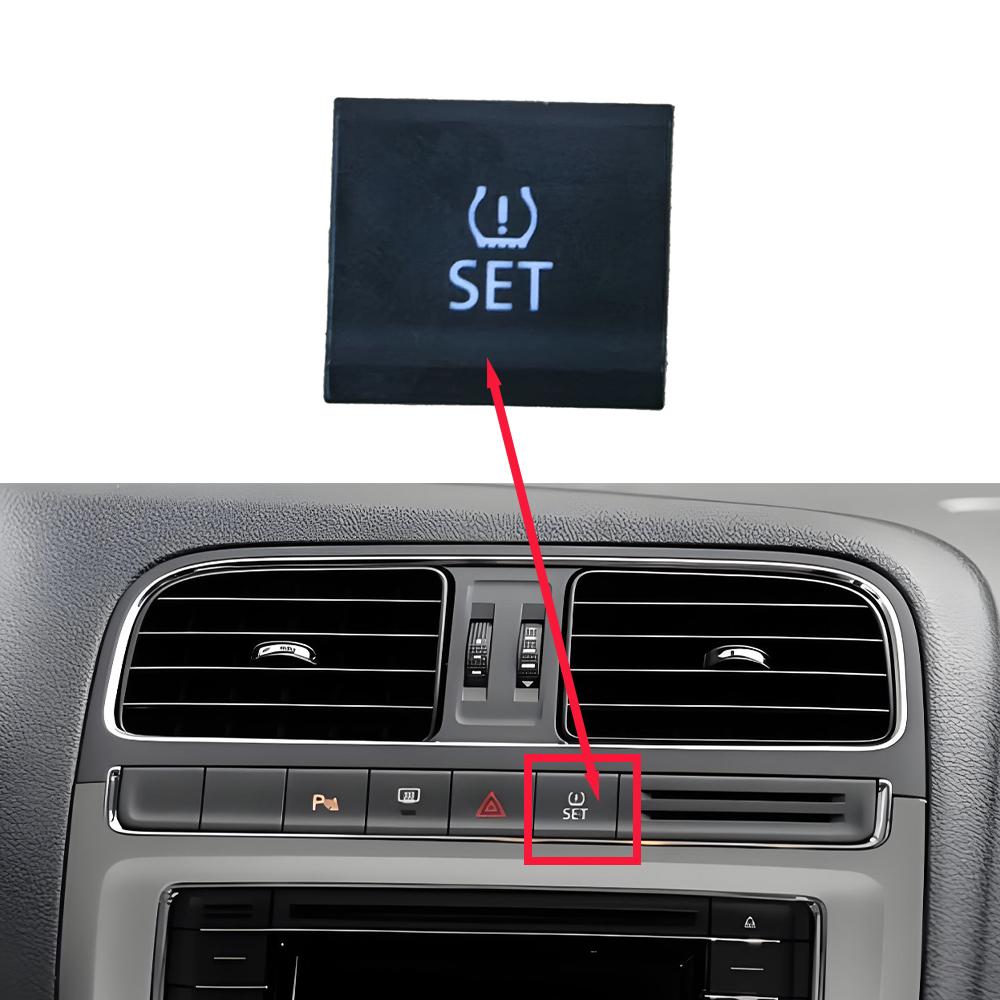 For VW POLO 2011-2016 Center Console Switch Button Cap Car Interior Accessories Rear Windshield Heating/Emergency Light Button