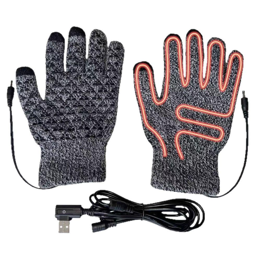 Thickened Electric Heating Gloves Touchscreen Hand Warming Gloves Touchscreen Gloves  Winter