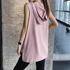Women's Quick-Dry Sleeveless Hooded Sports Vest for Running & Yoga