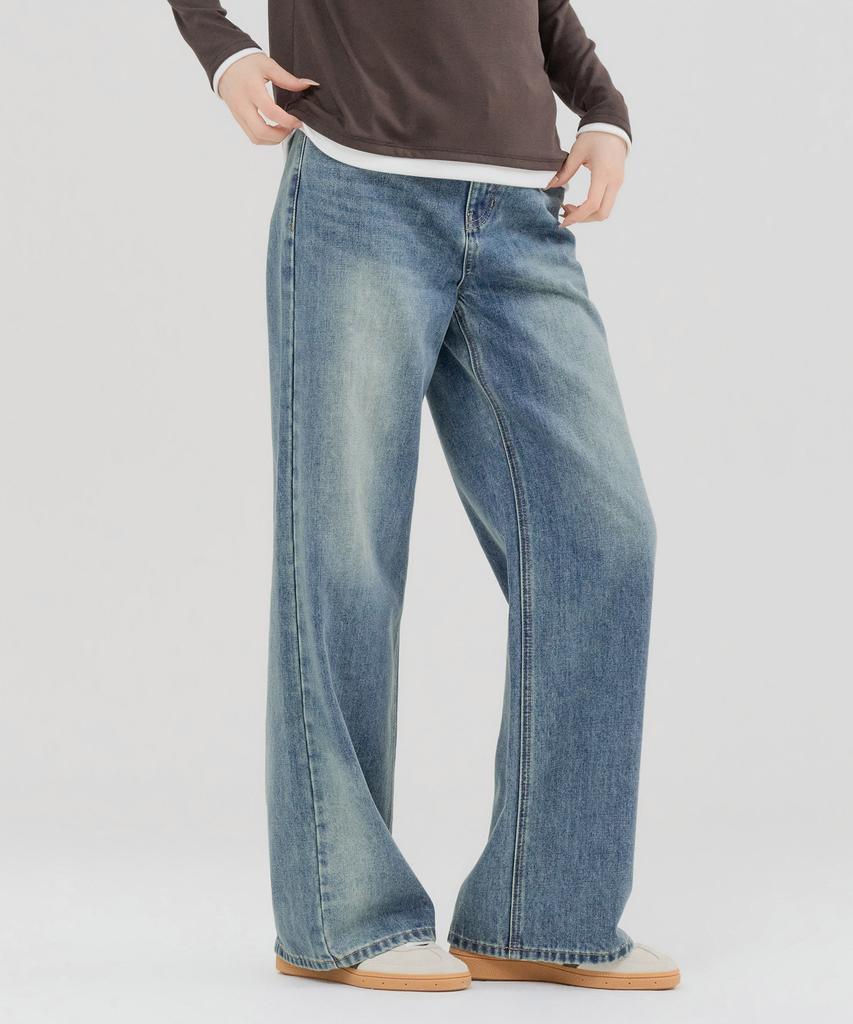 CHASECULT Women'S M-Tone Washed Wide Denim-Ferg2362B0N