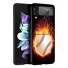 Baseball Sport Case For Samsung Galaxy Z Flip 7 6 5 4 3 Z Flip7 Flip6 Flip5 Flip4 5G Phone Cover Flip3 Folding Coque