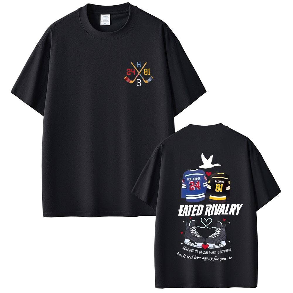 

Heated Rivalry Shane Hollander Ilya Rozanov Hollanov 2481 Graphic Tshirt 2026 Spring summer Unisex Fashion Vintage Streetwear 4XL