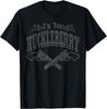 Sono il Tuo Huckleberry T-shirt Vintage con Pistole Incrociate