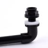 2~10 PCS 20~50mm Black PVC 90° Equal Elbow Connectors Aquarium Fish Tank Drain Inlet Outlet Joints Garden Irrigation Accessories