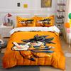 Anime Character In Orange. Bedding Sets Duvet Cover Sets Duvet Covers Pillowcases(1 * Duvet Cover 2 * Pillowcases Without Duvet Insert)