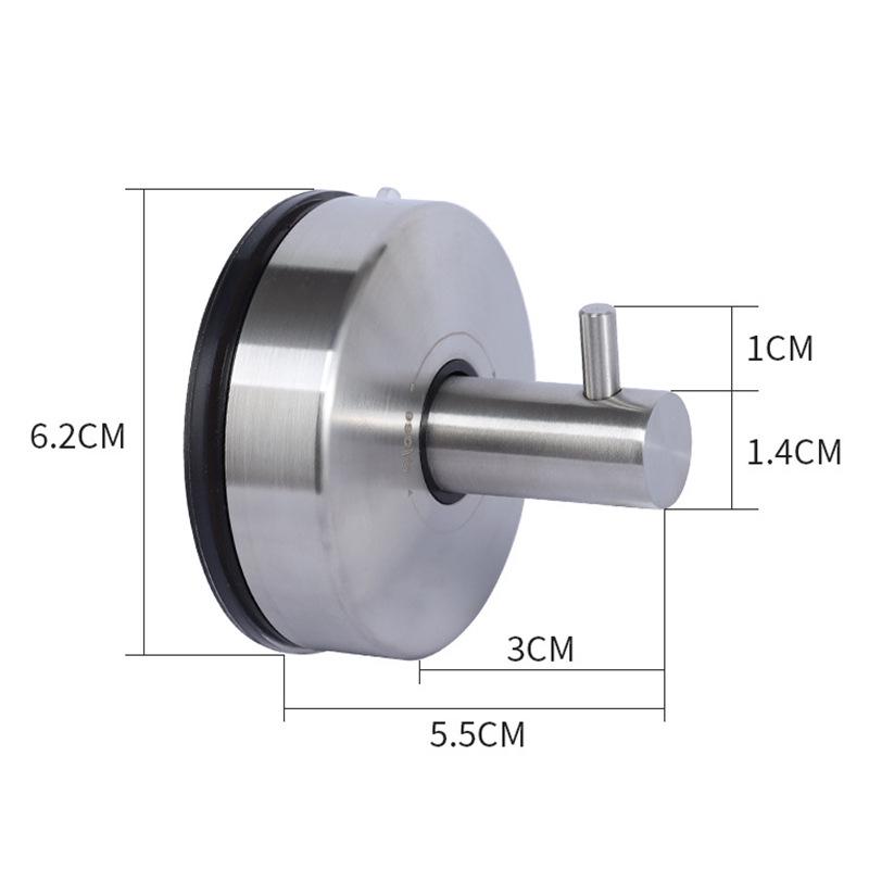 304 Stainless Steel No-Drill Wall Hook - Adhesive Traceless Clothes Hanger