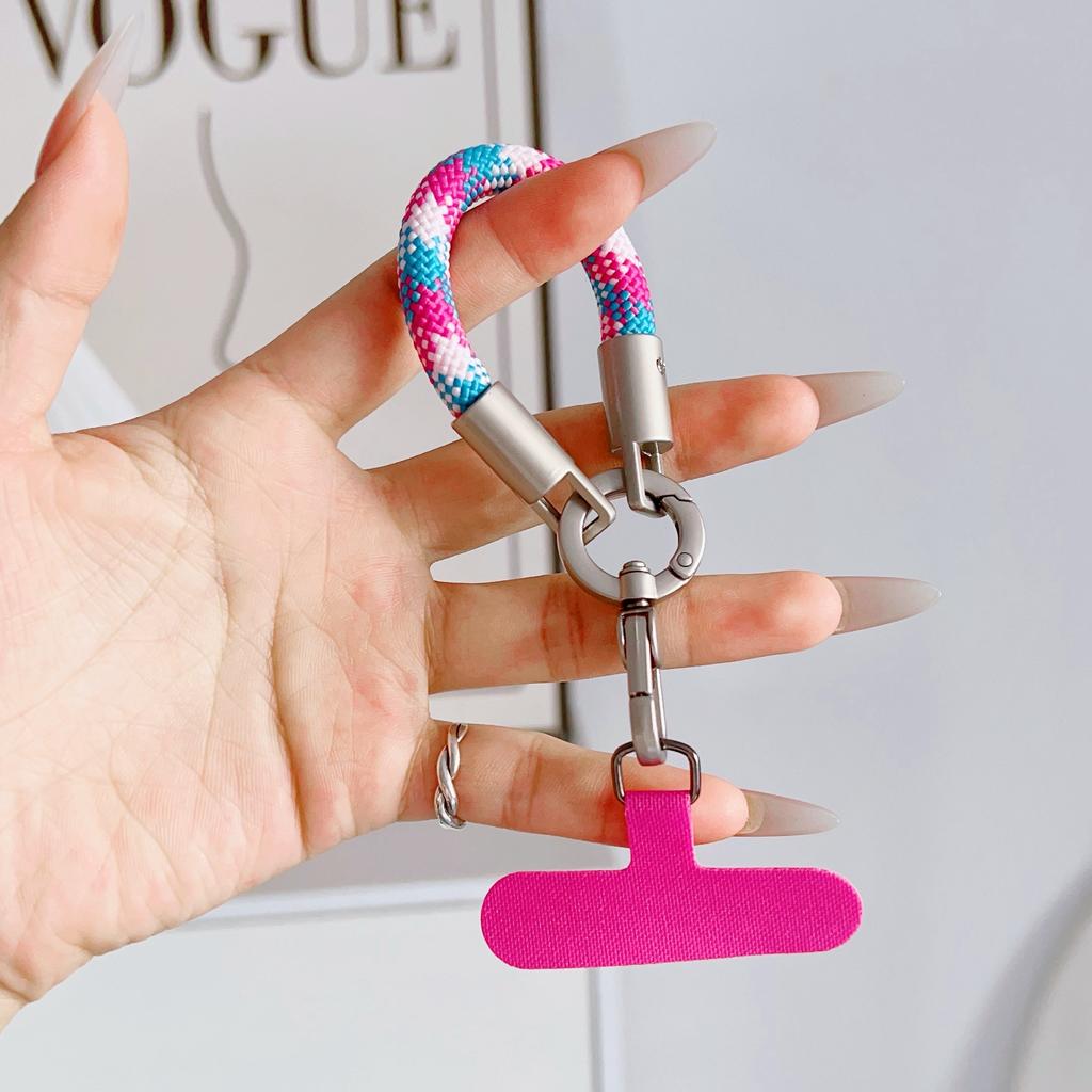 Modisches und personalisiertes Mini-Handy-Lanyard, kurzes Ring-Lanyard, Schlüsselanhänger-Anhänger, Ring-Anti-Verlust-Lanyard