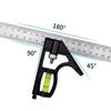 Movable Right Angle Ruler 180 Degree Corner Ruler Combination Angle Ruler  Gauging Tool