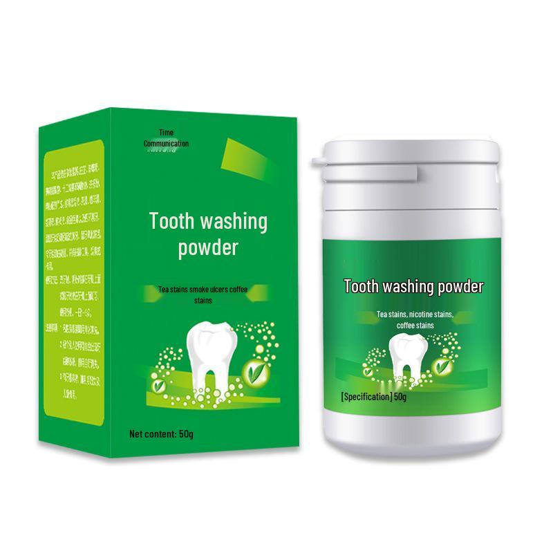 Shitong 50g Probiotic Tooth Powder - Strengthens Gums, Whitens Teeth, Fights Bad Breath with Baking Soda