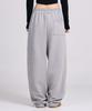 Osillos D20 One-Pleat Wide Loose Fit Sweatpants_Melange