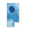 150*75cm Beach Towel Oversized Tropical Blue Microfiber Sand Free Beach Towel