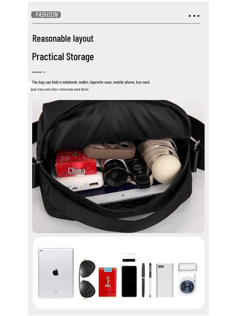 2025 Herren Vielseitige Business Umhängetasche - Lässige Einzel-Schulter Handtasche & Messenger Bag