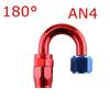 AN4/AN6/AN8/AN10 Oil Line Connector Aluminum Alloy Oil Hose End Adaptor Braided Fitting