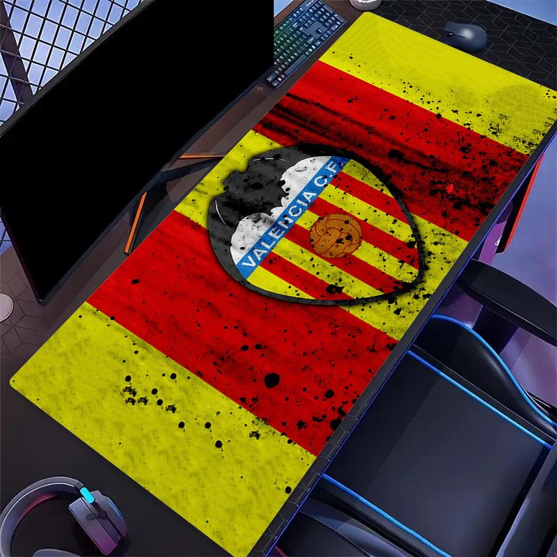 Valencia Club de Fútbol Print Cushion Non-slip Laptop Tablet Big Mousepad XXL Mat Mini PC Playmat With Lock edge