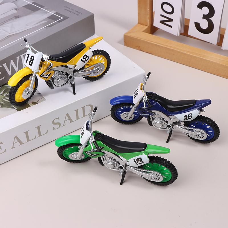 Simulated Alloy Motocross Motorcycle Model Toy Adventure Alloy Motorcycle Model Kids Toy Gift
