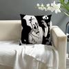 Pillow Covers Cartoon Sofa Decorative Home Double-Sided Printing Short Plush Cute Cushion Cover Classic G-G-Grim Fandango Game
