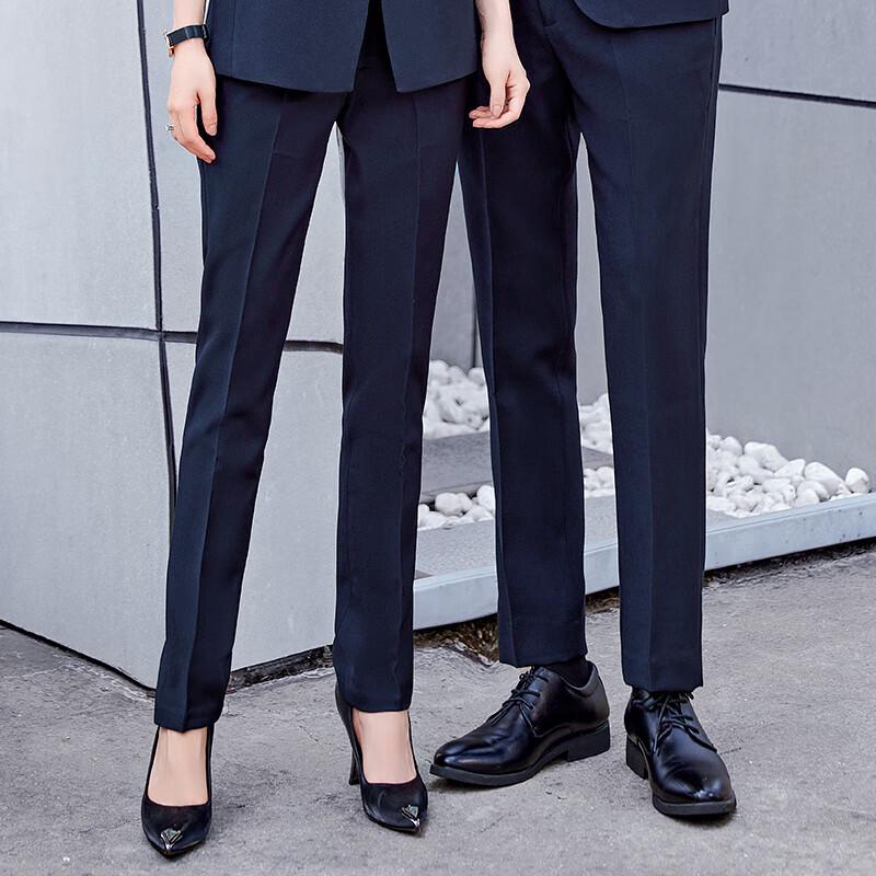 Women's Straight Leg High-Waist Office Suit Pants