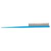 Dog Comb Pet Hair Comb with Long and Short Stainless Steel Teeth for Removing Tangles and KnotsBlue