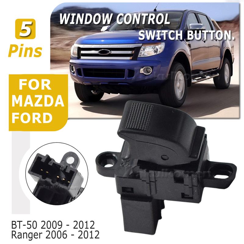 UR56-66-370 UR5666370 Car Power Window Single Switch Lifting Button For Mazda BT50 2009-2012 For Ford Ranger 2006-2012