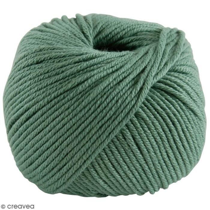 Fil - DMC - Natura Medium - 50 g - 32 coloris - Couleur Vert Peuplier