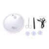 Magnifying Mirror With Light 3 Color Dimmable Rechargeable Lighted Makeup Mirror With Suction Cup Bracket for Facial