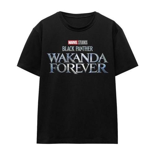 Black Panther: Wakanda Forever Unisex Adult Logo T-Shirt
