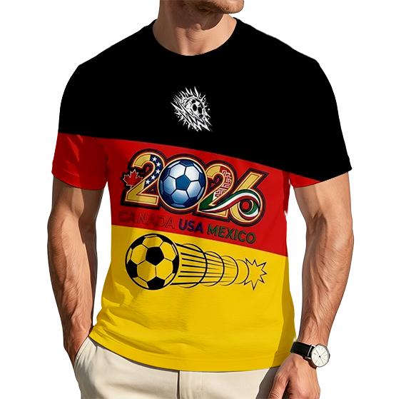 Men's Crew Neck Short Sleeve T-Shirt Norway 2026 Soccer Graphic Print Casual Fit Lightweight Tee for Everyday Wear