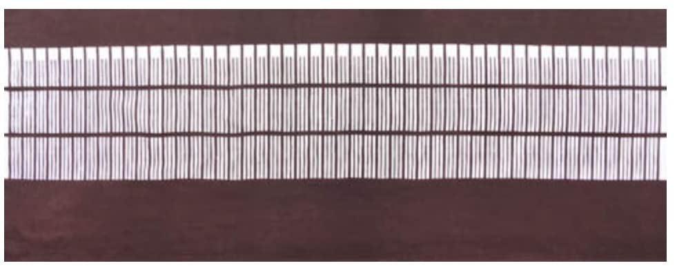 

Todaya Shoten Tenugui with a lattice 1502 Niwa-zome (hand towel) pattern,