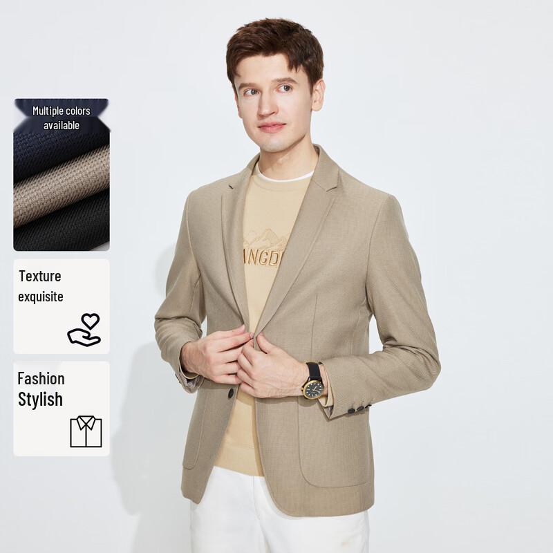 Langdeng Men's Light Business Casual Blazer