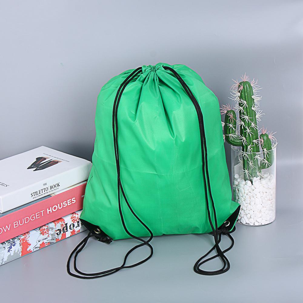Casual Waterproof Travel Shopping Portable Drawstring Bag Rucksack Backpack Sports Backpack