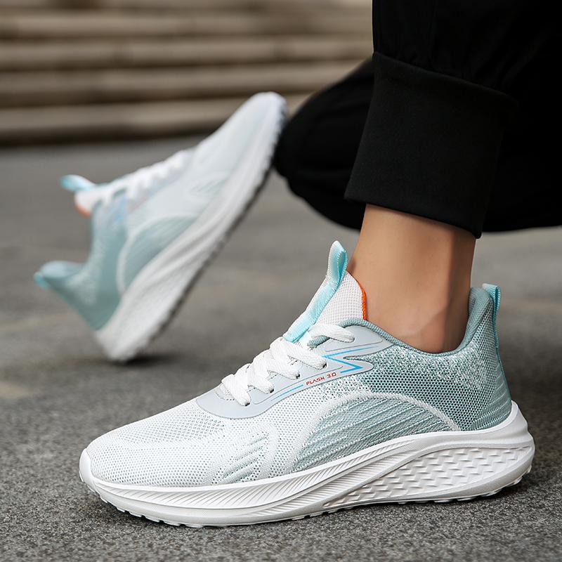 Novos Tênis de Corrida Masculinos Primavera Verão Malha Outdoor Caminhada Sola Macia Leve Treino Respirável Casual Tênis de Corrida