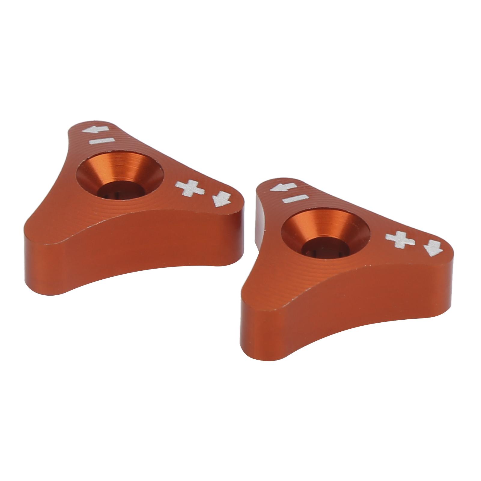 

Front Shock Absorber Bolt Adjustable Fork Knob Replacement for 250EXC 250EXCF 250SX 250SXF 250XC(Orange )