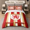 Benutzerdefiniertes Bettwäsche-Set Middlesbrough FC Muster, Druck Name Text 1 Bettbezug plus 2 Kissenbezüge Heimtextilien