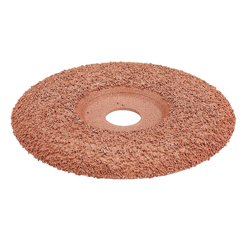 4 Inch Tungsten Carbide Coating Wood Carving Disc Shaping Disc 100mm Diameter 16mm Bore for Angle Grinder