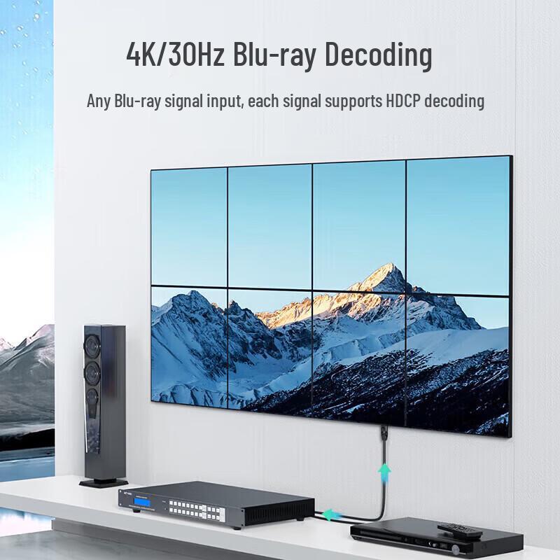 MT-viki 4K HDMI 8x8 Matrix Switcher