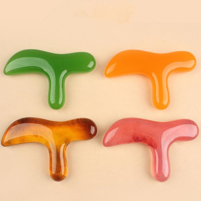 Neck Foot Resin Trigger Point Massage Gua Sha Tools Home Gym Professional Resin Therapy Massage Tool For Back Leg Hand Face