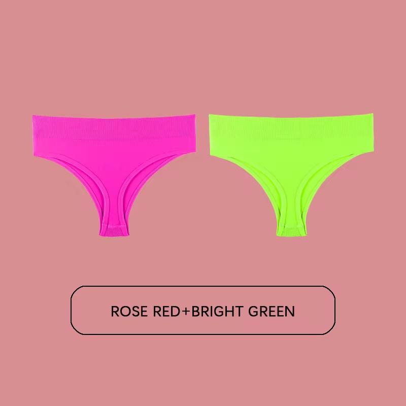 

Женские сплошные трусики 2 шт./комплект, сексуальные стринги со средней талией, женское мягкое нейлоновое нижнее белье, стринги с Т-образной спинкой XXL