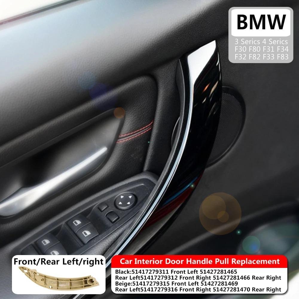 4 STÜCKE Für BMW 3er F30 F80 F31 F32 F33 F34 F35 F36 2013-18 Innentürgriffverkleidung mit Abdeckungsverkleidung Autozubehör
