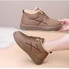 Womens Winter Warm Fleece-Lined Slip-Resistant Cotton Shoes Non-Slip Rubber Sole Comfortable Casual Boots