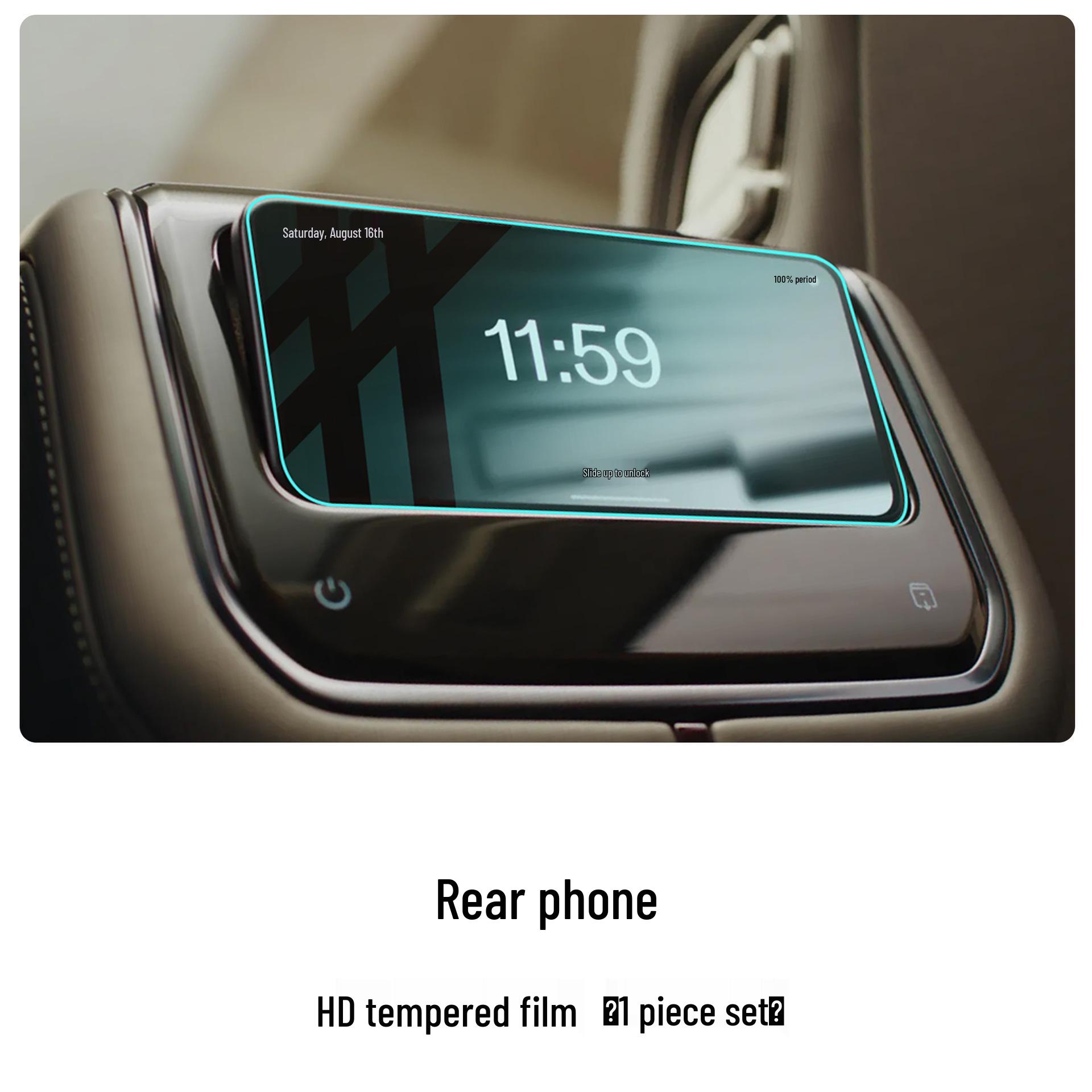 

Zeekr 9X Dashboard Tempered Film Screen Protector - Explosion-Proof, Dedicated Accessory