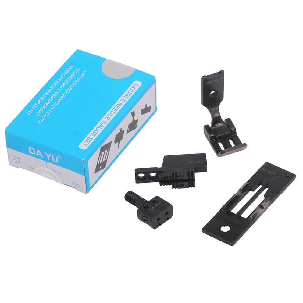 Industrial Sewing Machine Double Needle DAYU Brother LH515/832/842(212W140) Sewing Gauge Set Presser Foot Needle Plate LH515/832/842(212W140)