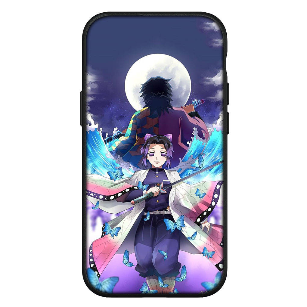 

для Samsung Galaxy S24 S23 iPhone 16 15 14 Xiaomi Redmi Note 13 12 11 10 Plus 9 Pro Max X XR чехол для телефона Kochou Shinobu Demon Slayer OPPO Huawei чехол for Samsung Galaxy S9 болюс