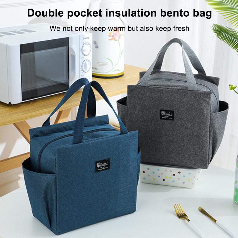 Large Capacity Cooler Bag Oxford Portable Zipper Thermal Lunch Bags Insulated Freezer Bag Camping Picnic Bag