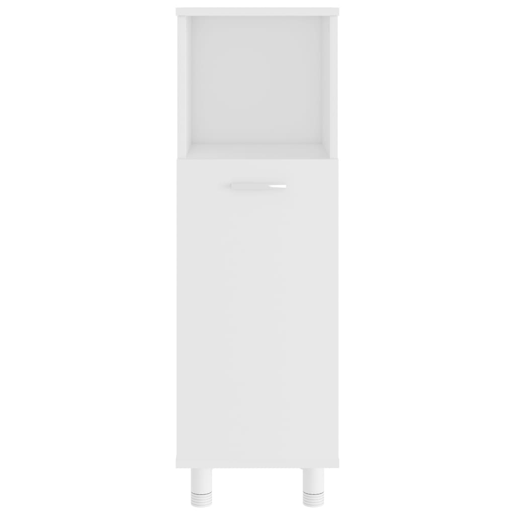 Moderne elegante weiße Badezimmerschrank, Eckablage, 30x30x95 cm Material